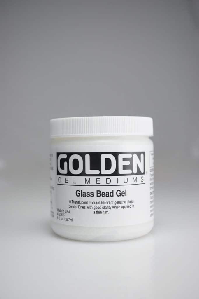 Golden Glass Bead Gel