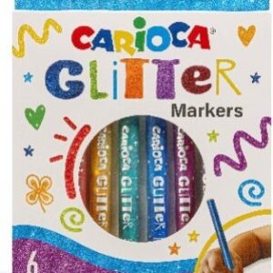 Carioca - Glitter Tusser - 6 Farver