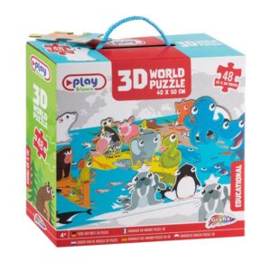 Grafix 3D Puzzle Animals of the World (40x50cm) 3D Puslespil