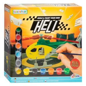 Grafix Wooden Building and Painting Kit - Helicopter