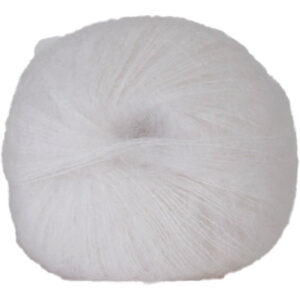 Hjertegarn Silk Kid Mohair Garn - fv 1001 Hvid