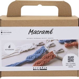 Macramé Nøglering Diy Kit Til øvede