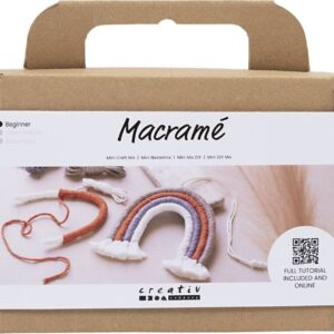 Macramé Regnbue Diy Kit Til Begyndere