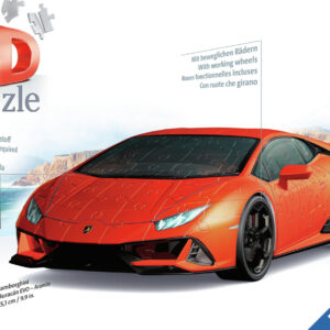 Ravensburger 3d Puslespil - Lamborghini Huracán - 108 Brikker