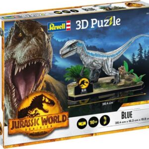 Revell 3d Puzzle - Jurassic World - Blue - 57 Brikker - 38 Cm