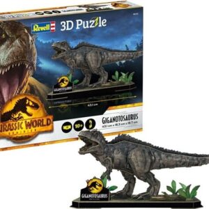 Revell 3d Puzzle - Jurassic World - Giganotosaurus - 54 Brikker - 43 Cm