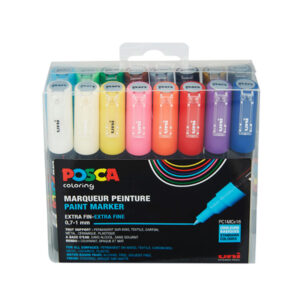 Uni Posca 16 stk. / PC1MCx16 / Std. farv...