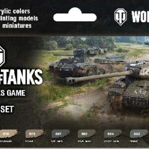 Vallejo - Maling Sæt Til Modelhobby - World Of Tanks - 8x17 Ml